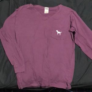 Pink Victorias Secret- Purple Long sleeve Small